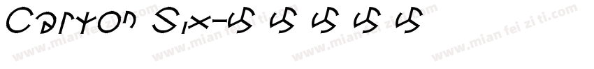 Carton Six字体转换